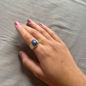 Vintage Star Sapphire ring, 14k yellow gold